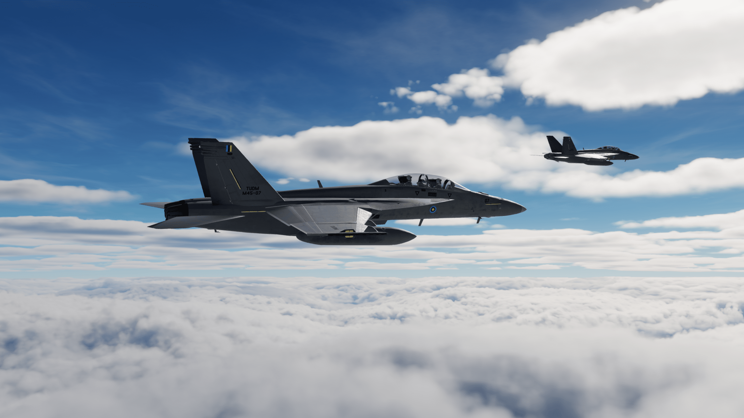 Royal Malaysian Air Force CJS F-18F Super Hornet.