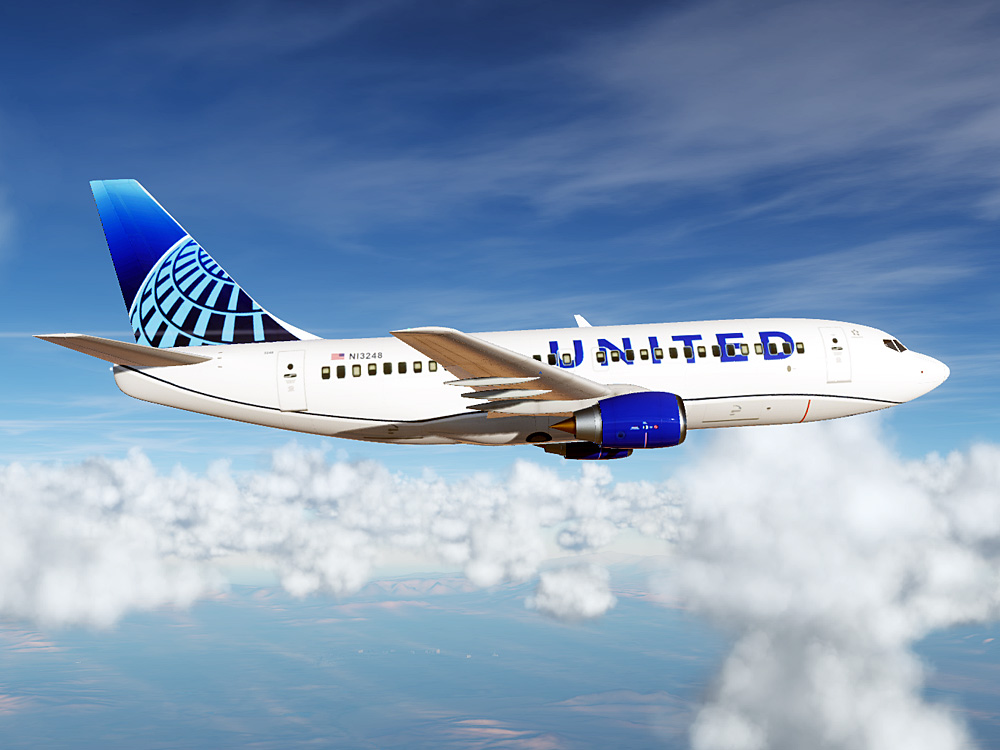 United Airlines Boeing 737 (Modern Paint for Civil Aircraft Mod)