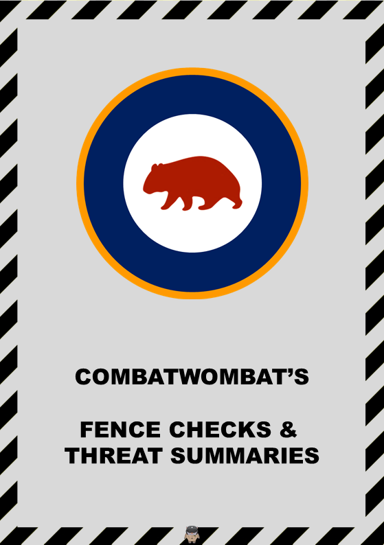CombatWombat's FENCE Checks and threat summaries