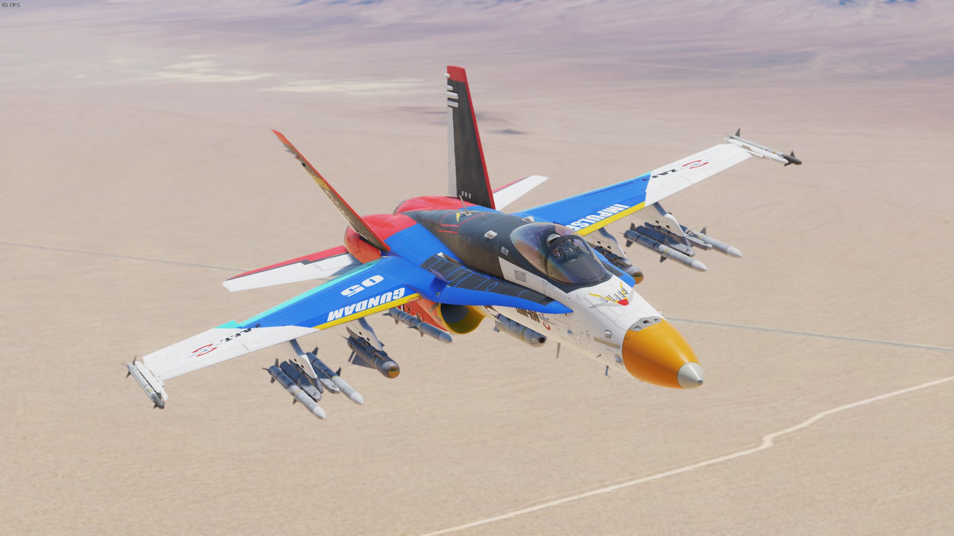 F/A-18C Impulse Gundam livery
