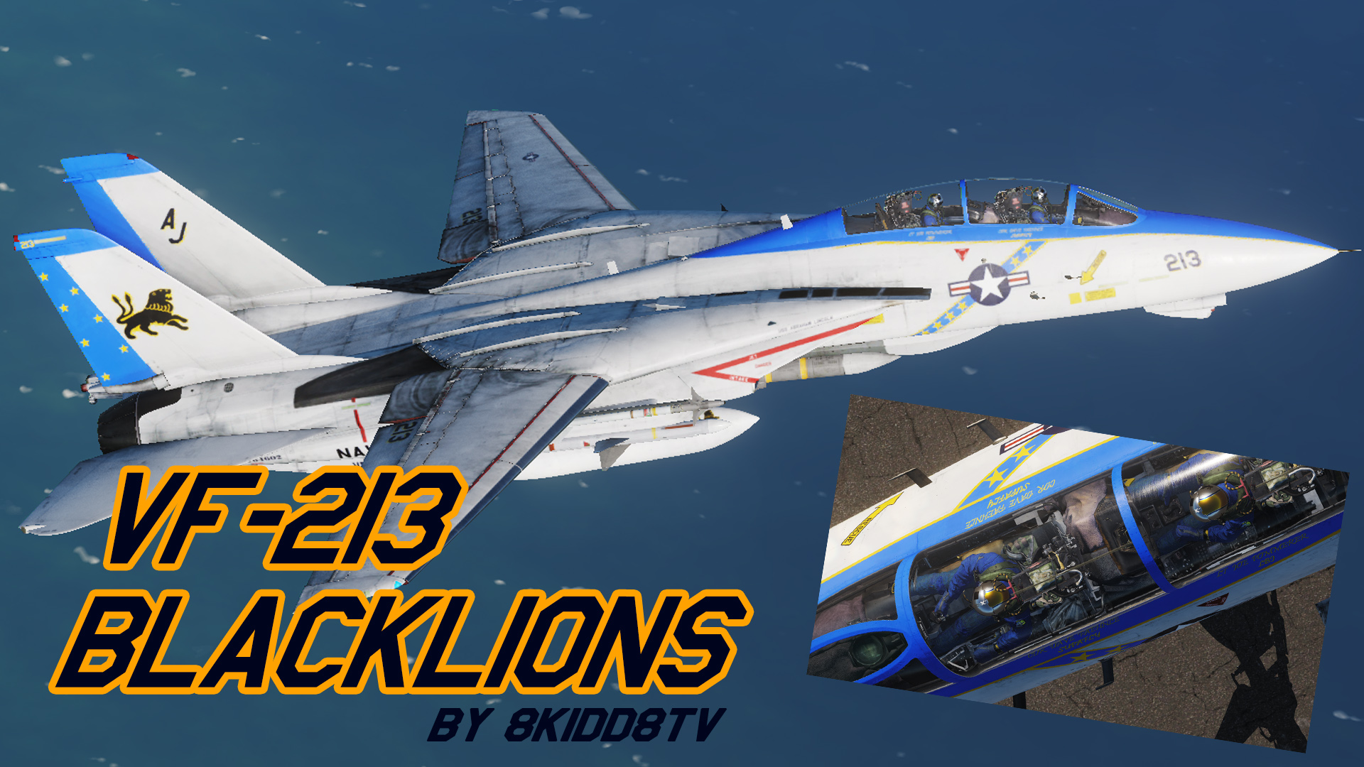 [F-14B] VF-213 BLACK LIONS [SKIN]