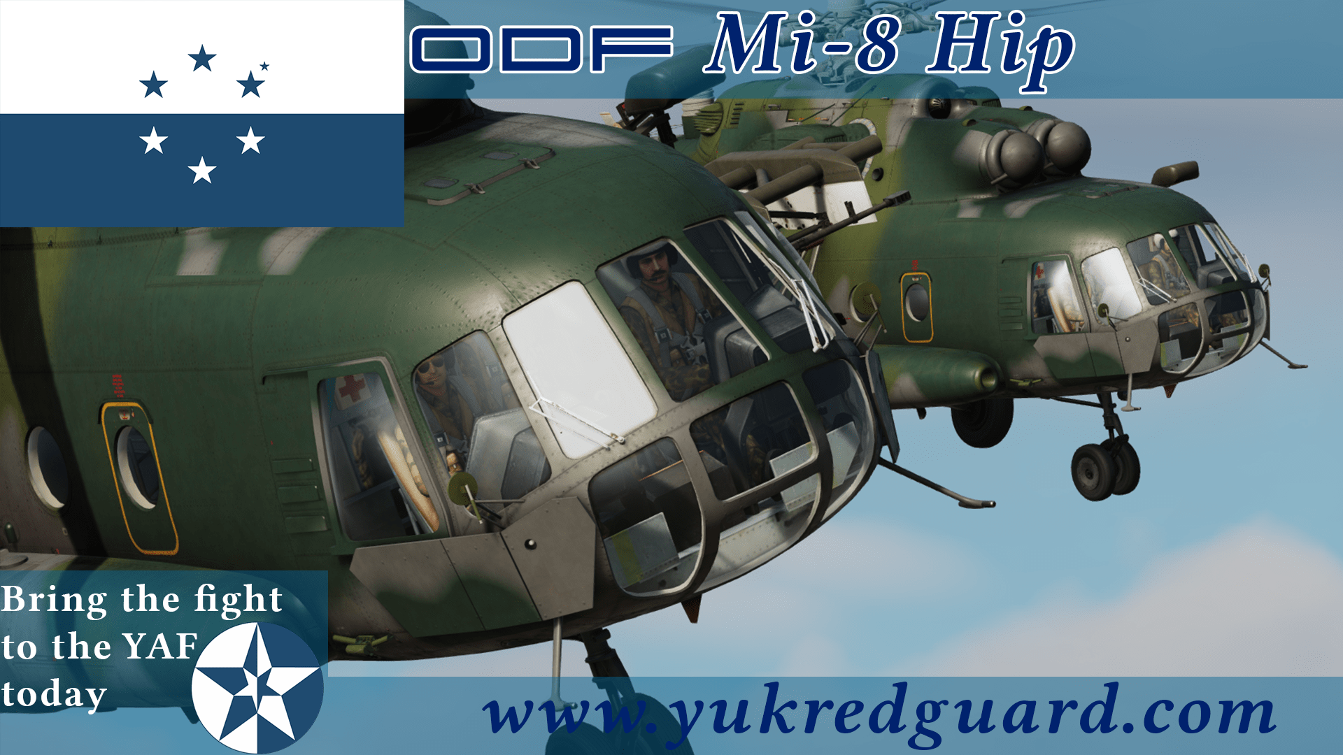 Osean Defense Force Mi-8MTV2  - Ace Combat - Yuktobanian Red Guard