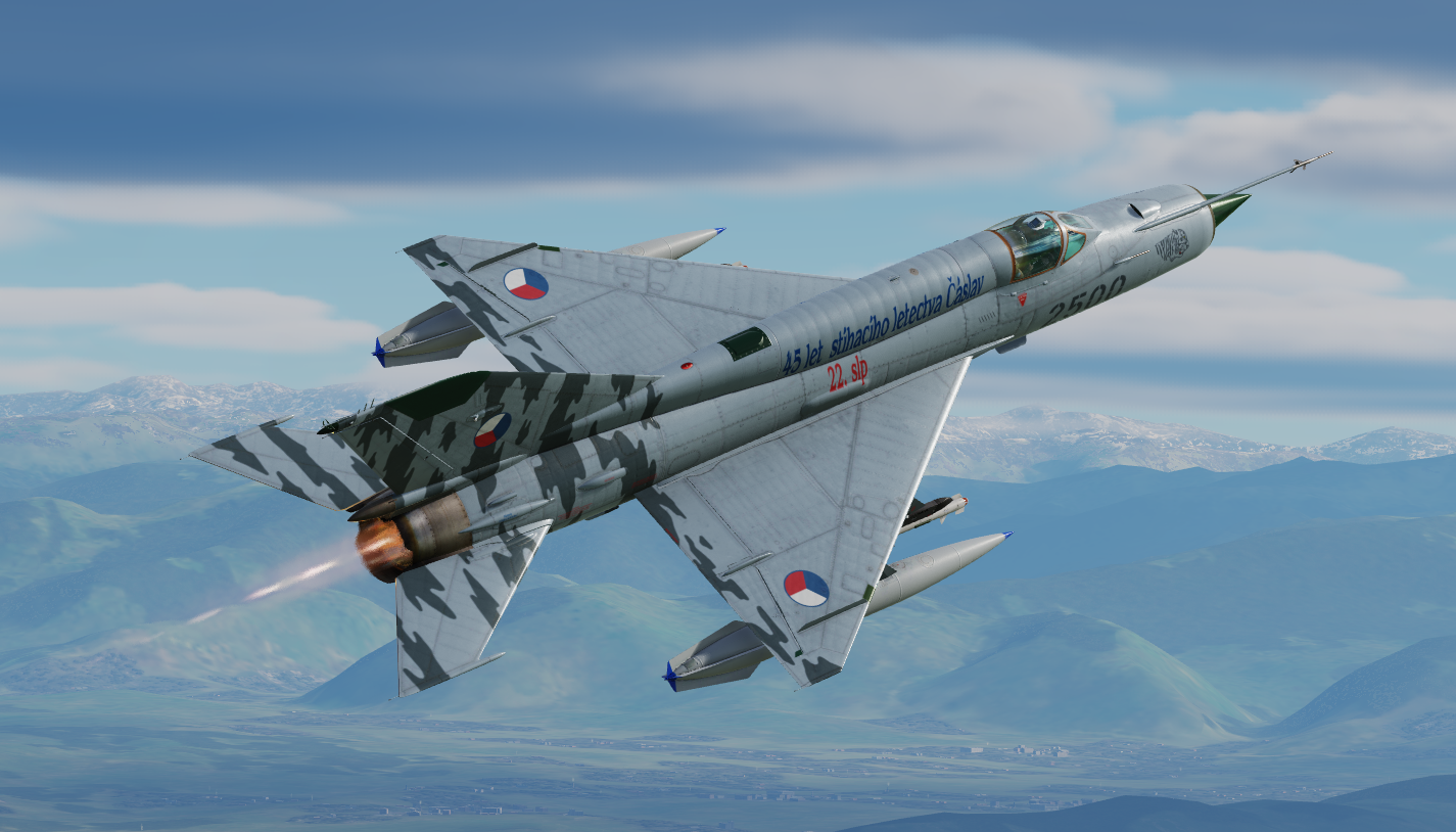 Czech Air Force MiG-21MFN id 2500, udpate v.2