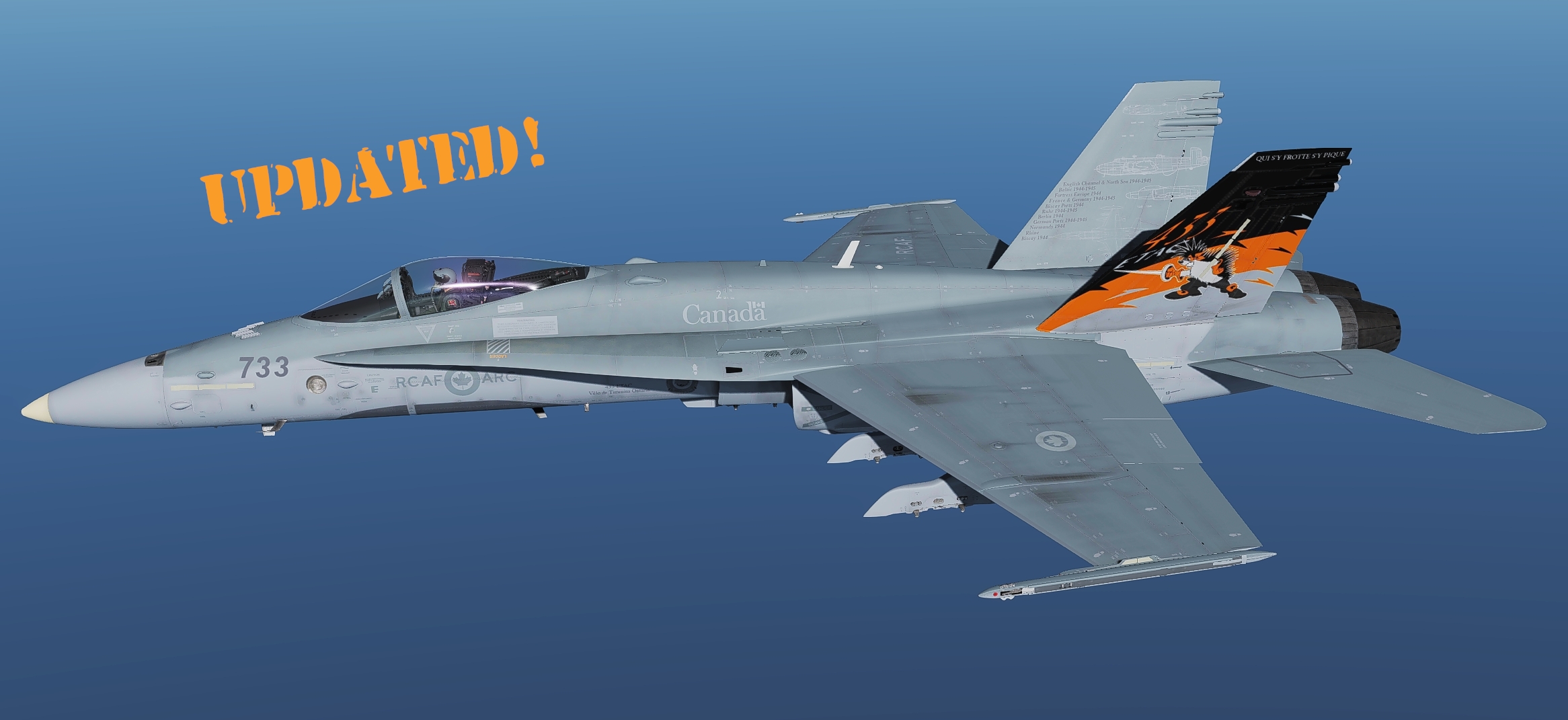 433 Sqn RCAF Colour tail