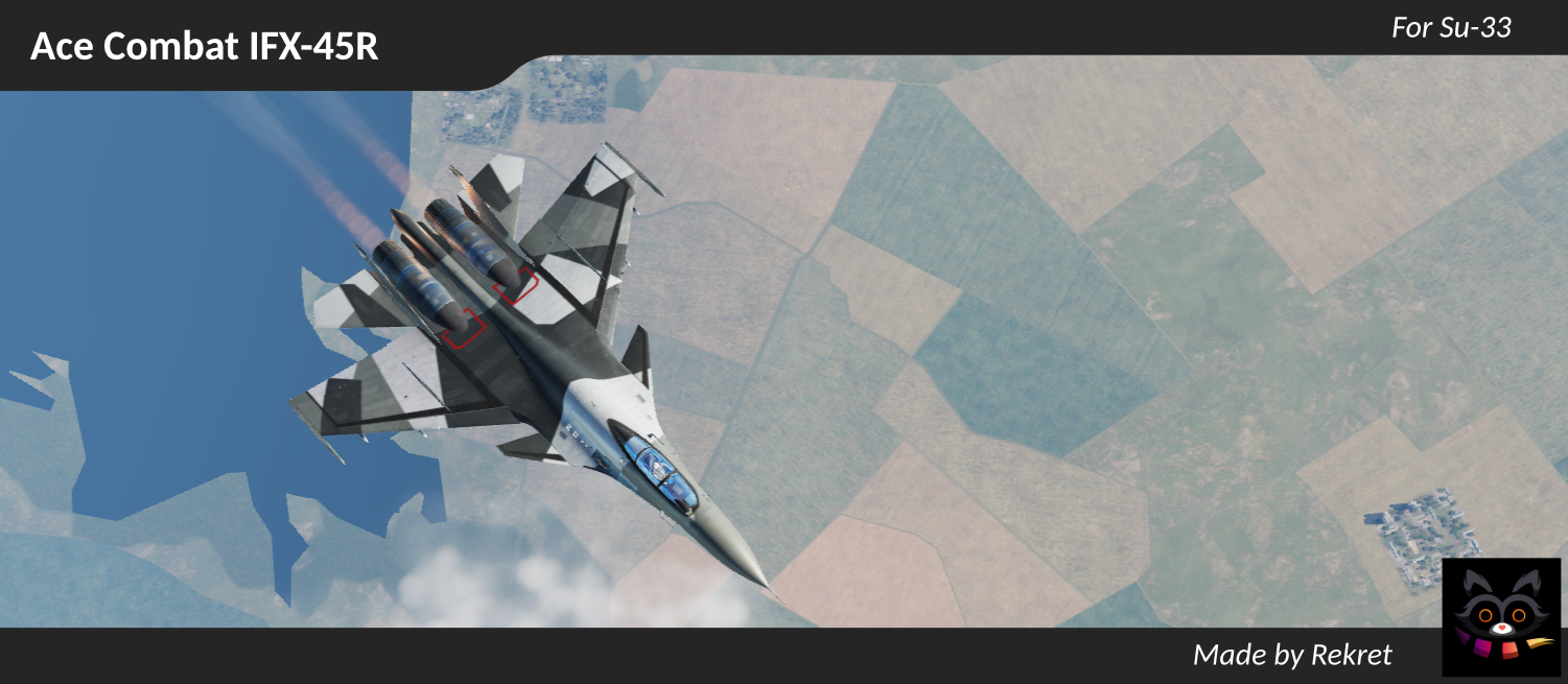 Ace Combat IFX-45R skin for the SU-33 [ Fictional ]
