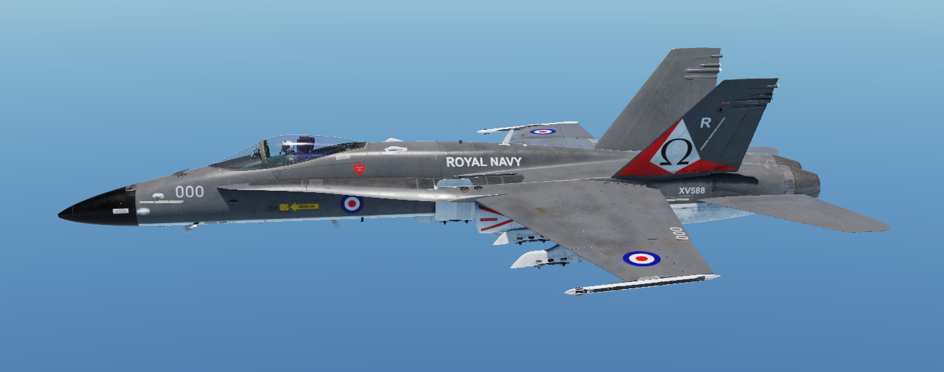 Royal Navy Phantom inspired livery from 1977