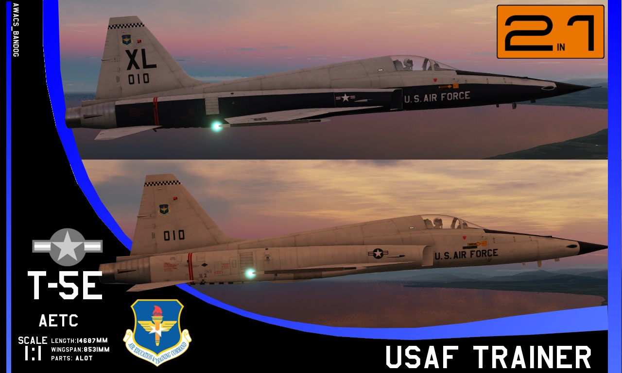 USAF T-5E (Fictional) AETC Inspired Skins