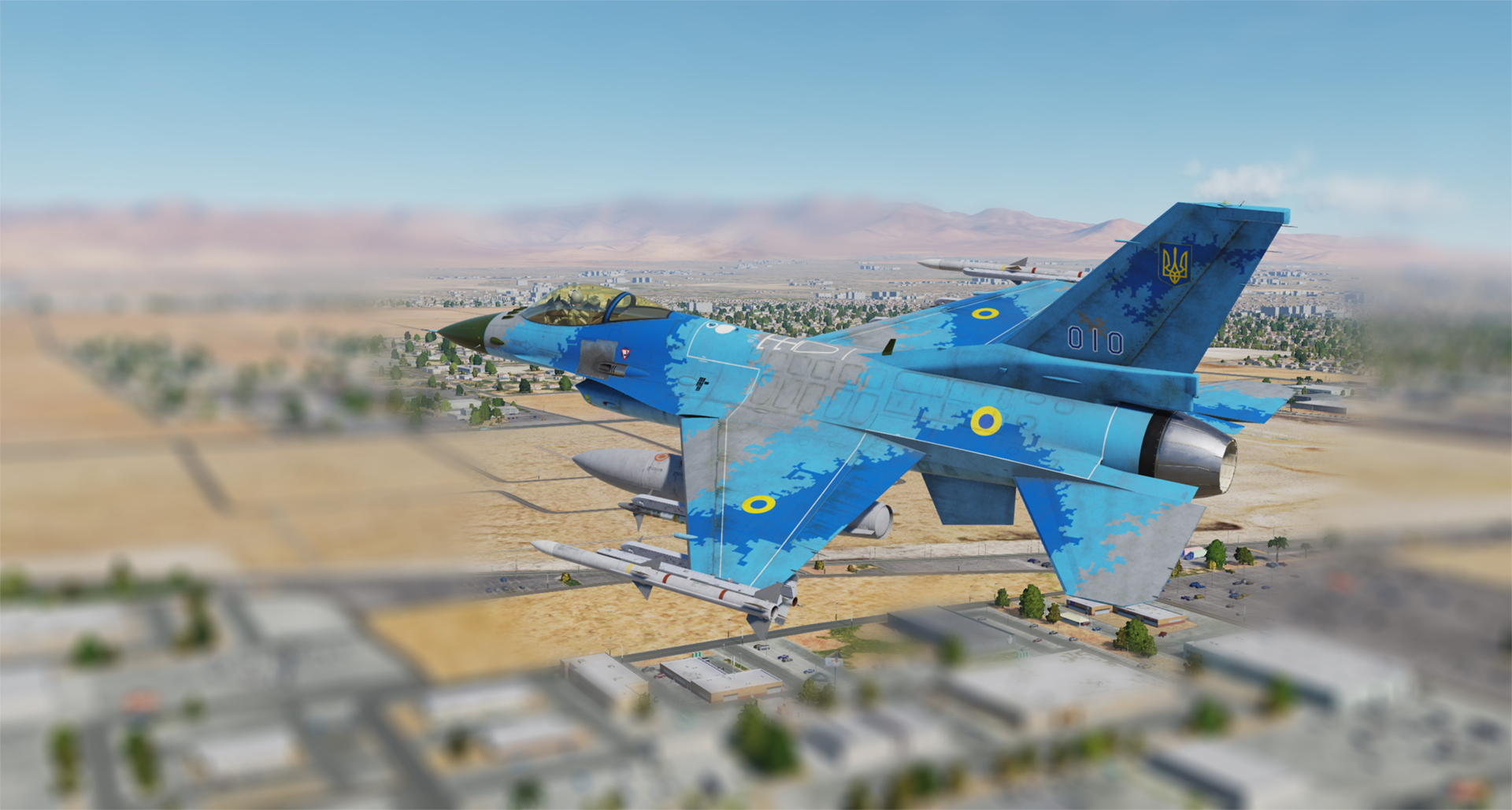 F-16 Ukrainian Air Force, Mirgorod AFB Digital Camo (fictional)