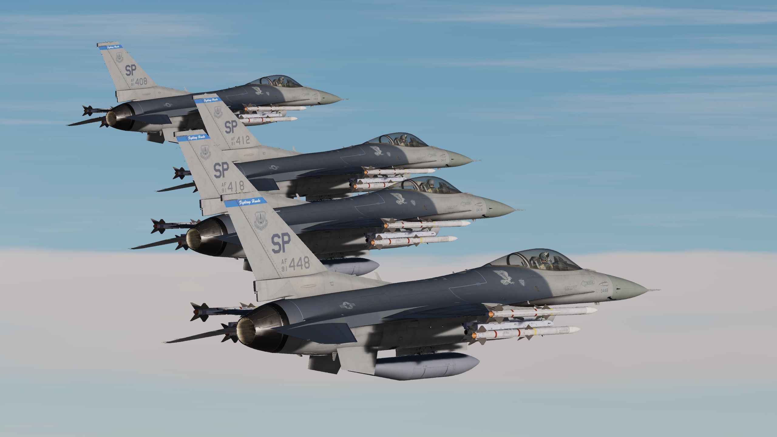 F-16CM Blk 50 Mission in Syria - Palmyra Facility Strike