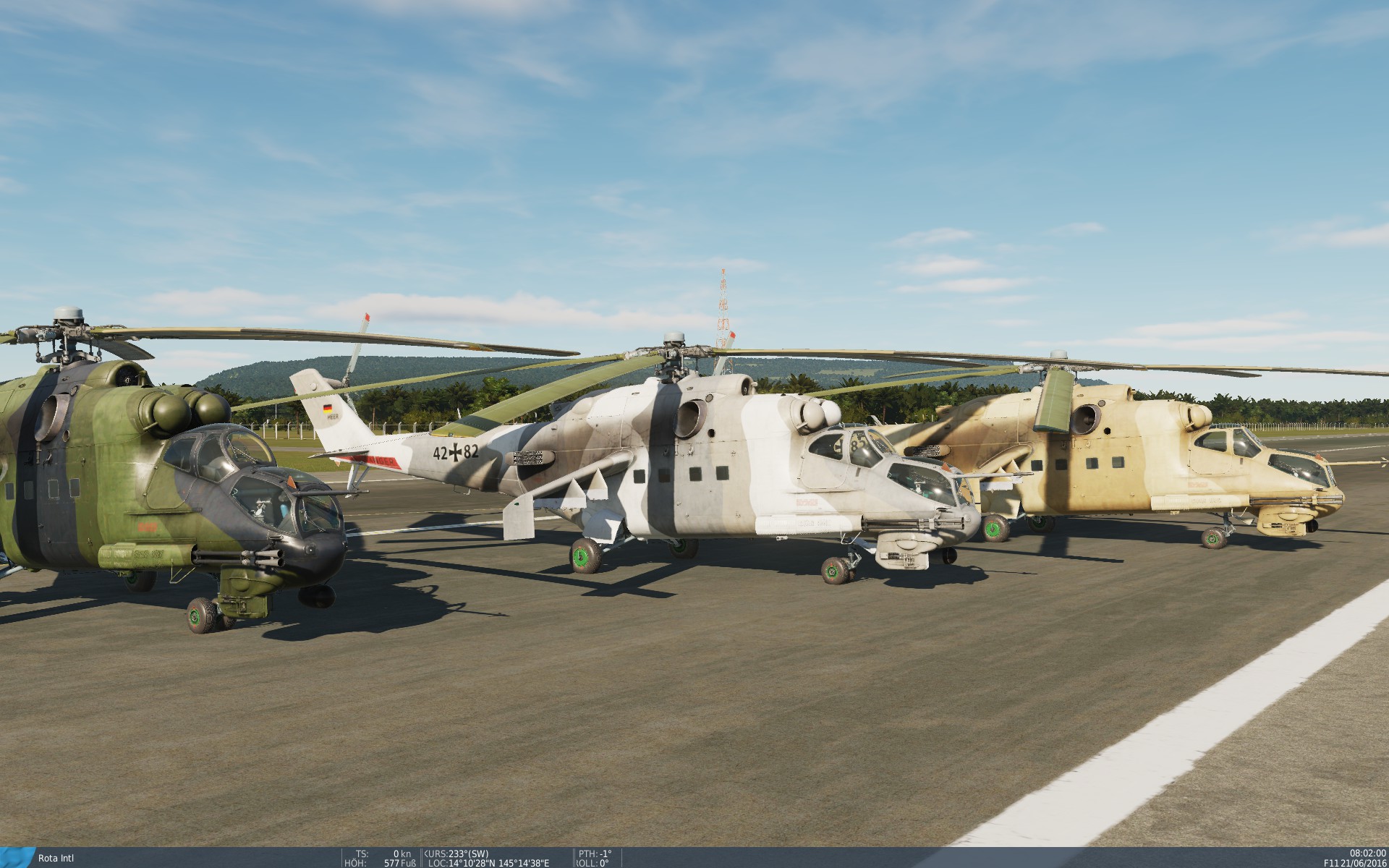 Mi-24P Hind Germany Army Wood, Desert, Urban-Camo / Bundeswehr Heer ...