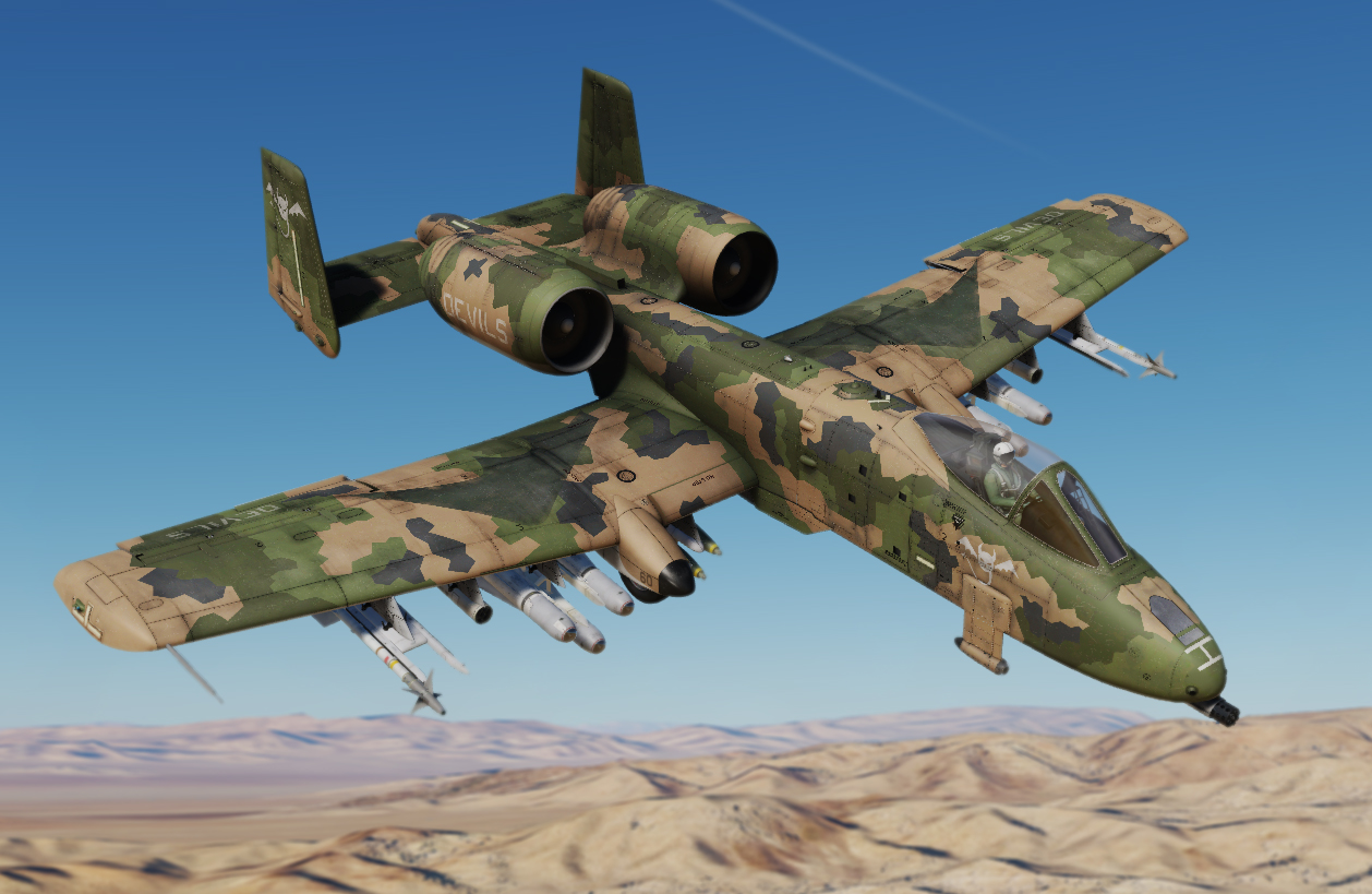 Devils Squadron A-10A/C Warthog Low Vis Livery (Virtual Squadron) v3.0