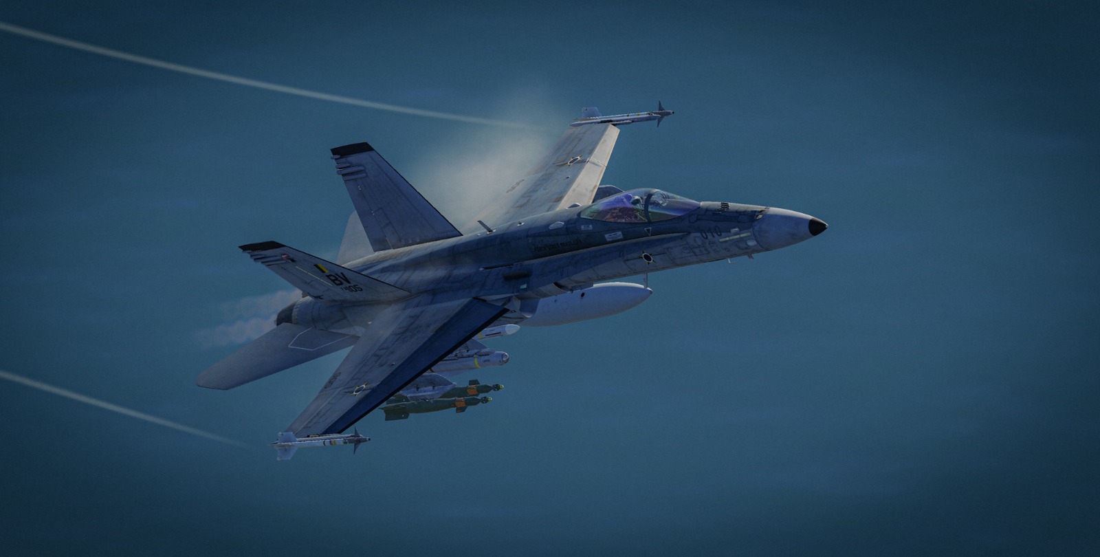 F-18C Hornet - Pintura Adaptada 1°/3° GAv - Escorpião