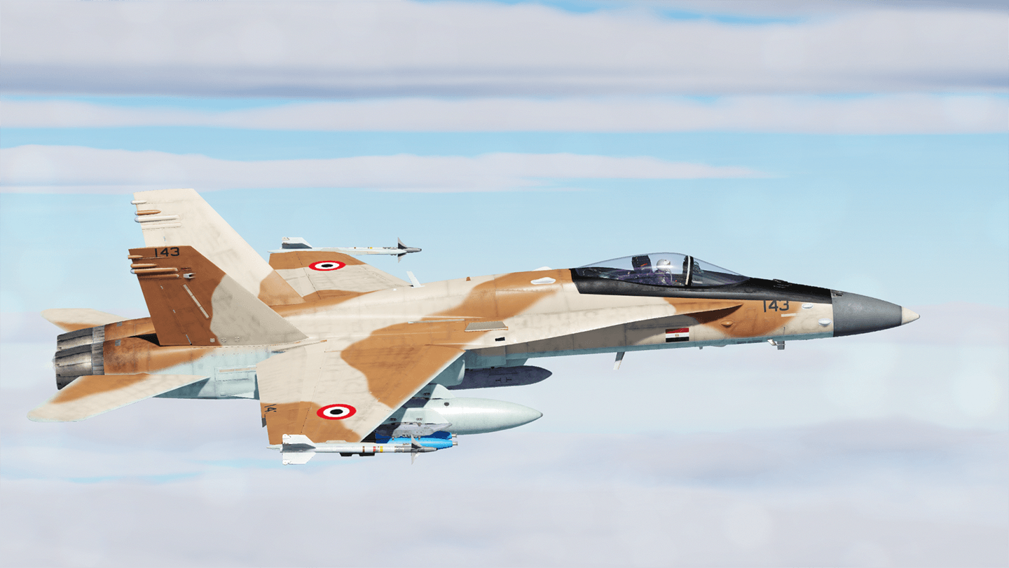 Fictional Egyptian F/A-18C camo pack