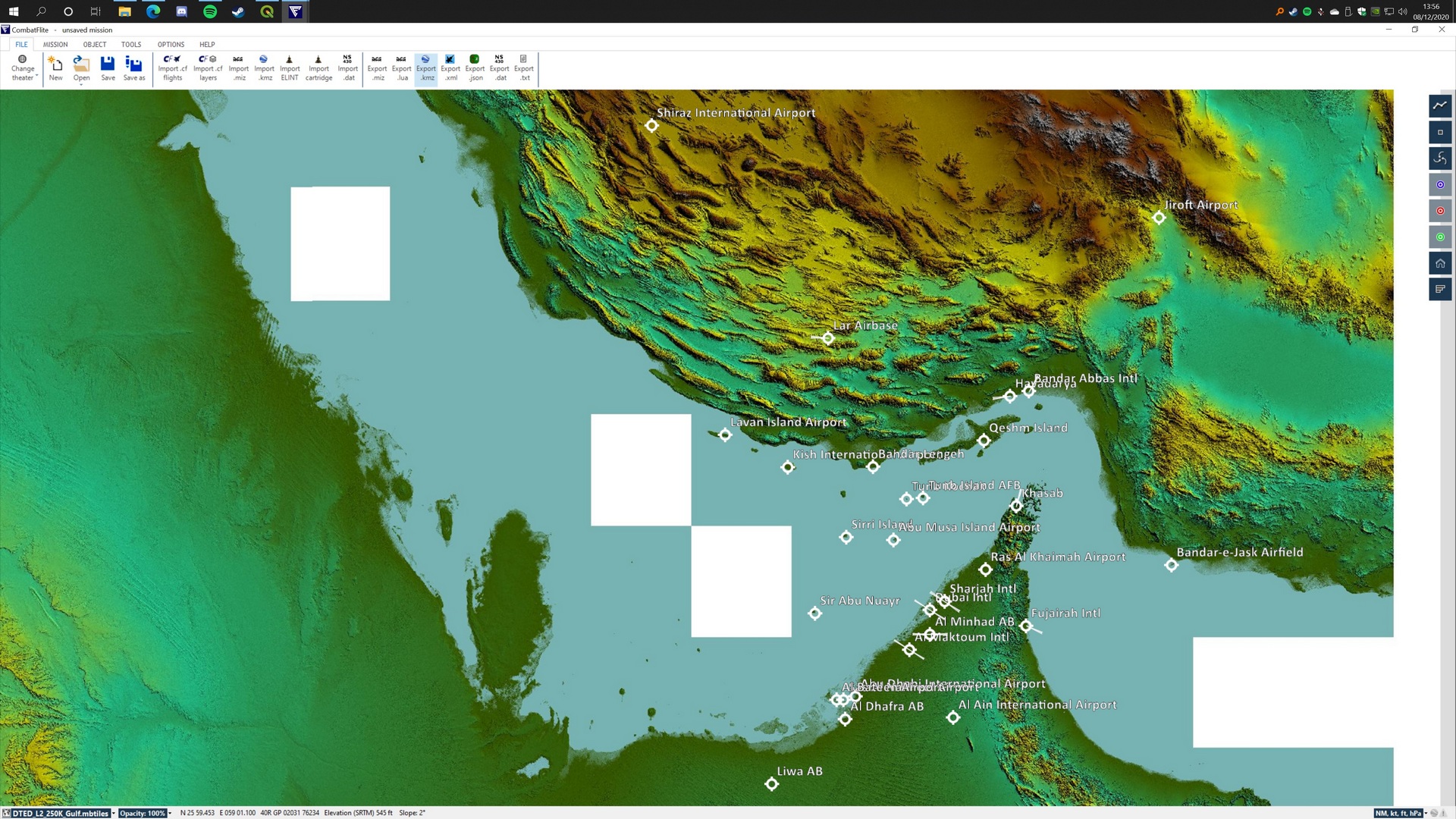 Combat Flite Gulf Elevation Maps LVL2