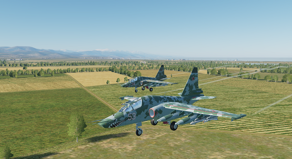 Две Текстуры Су-25Т 29M2 (полевой окрас).Two Textures Su-25T 29M2 (field color)