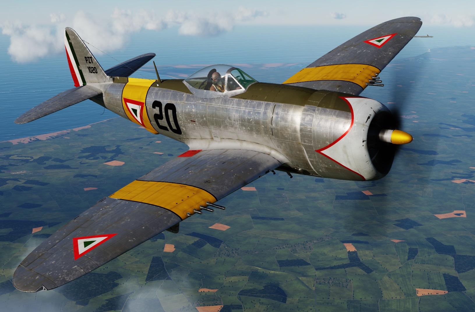 P-47D Escuadron 201 PZT-1020 Lisi