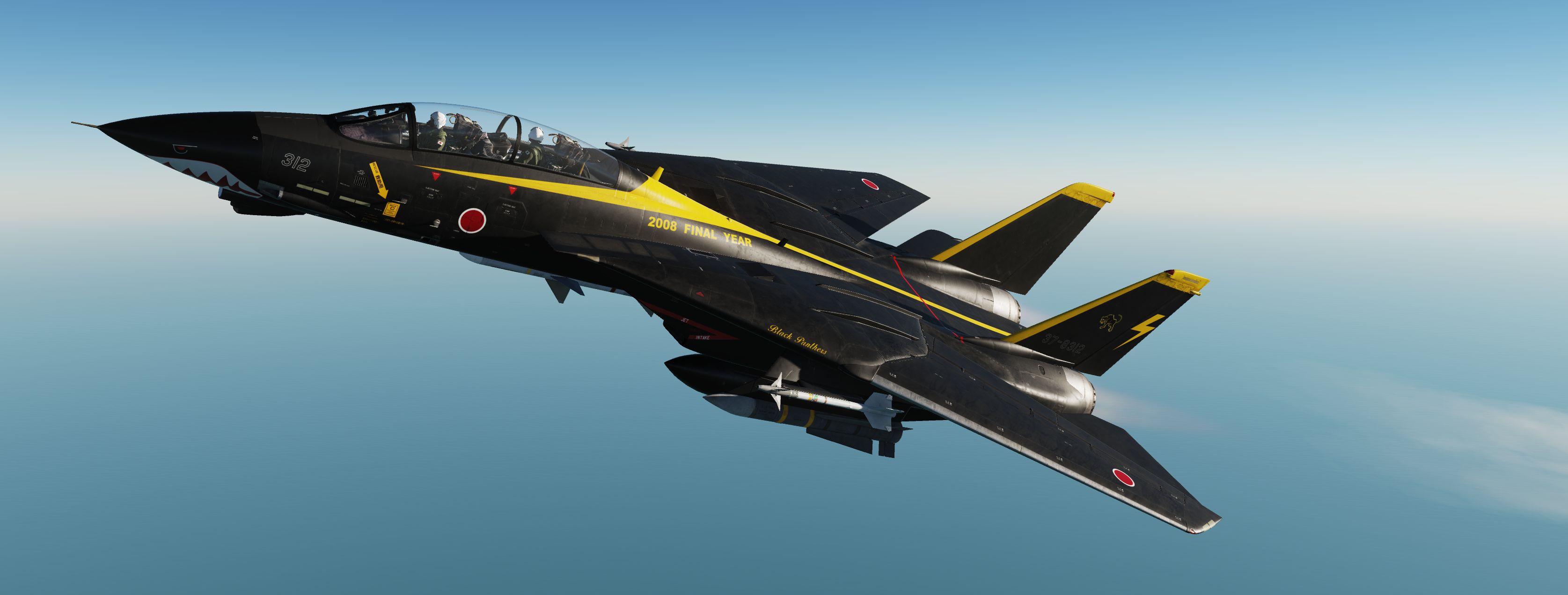 [Fictional] F-14J JASDF 8th TFS 37-8312 Black Panther