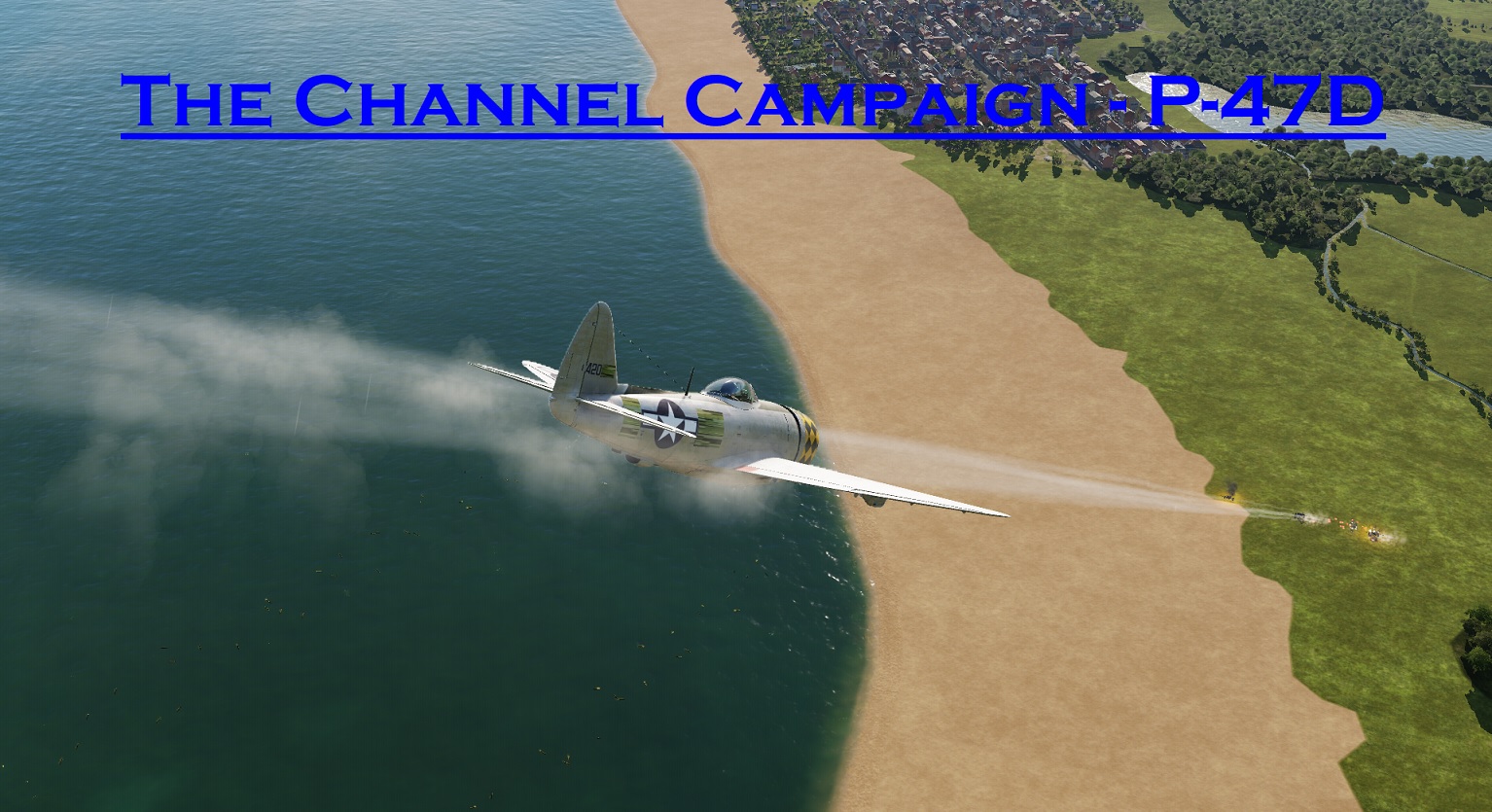 WWII The Channel P-47D using Mbot Dynamic Campaign Engine