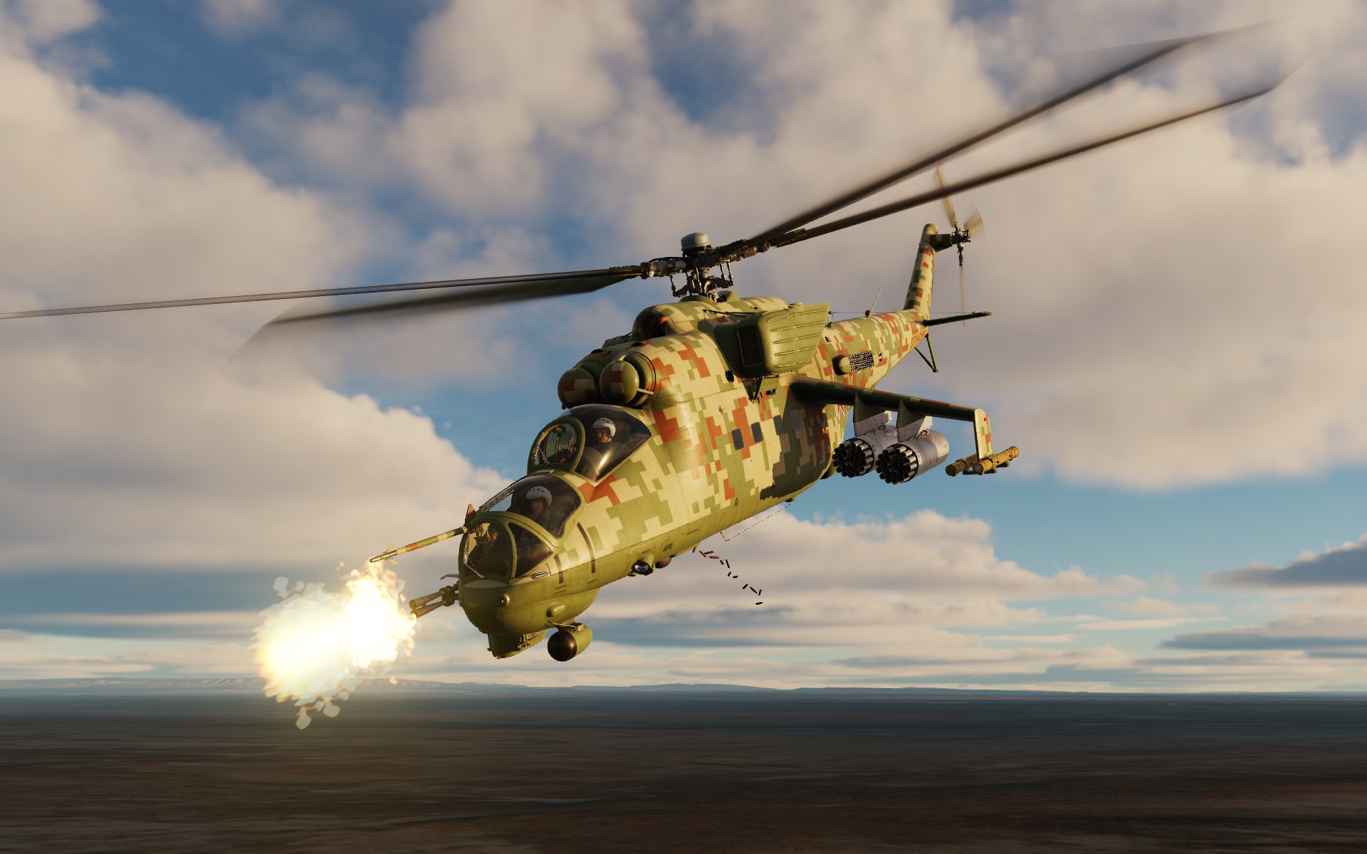 Mi-35-style digital camo for DCS Mi-24P v2.0