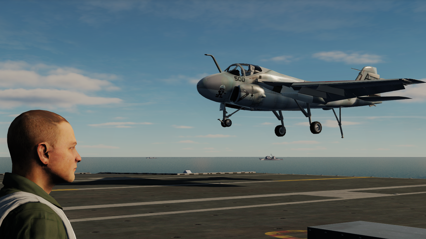 A-6E Mod Case 1 landing practice [Super carrier + marianas required]