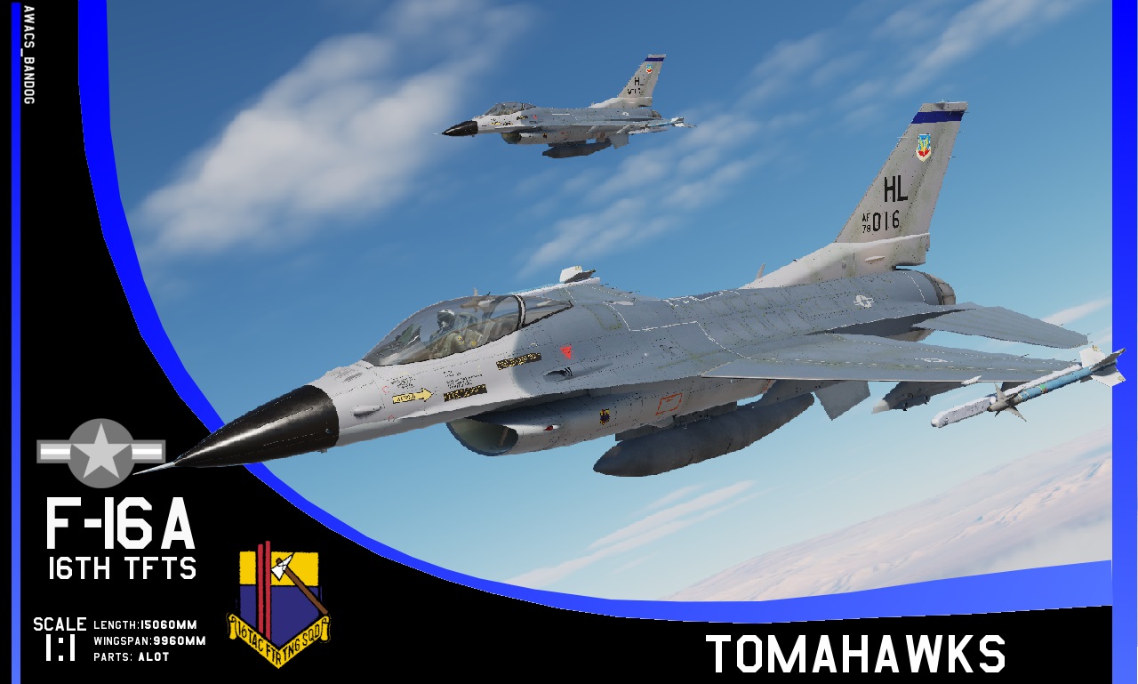 16th Tactical Fighter Training Squadron "Tomahawks" [OUTDATED]