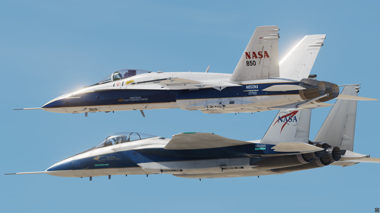 F/A-18C Nasa Theme