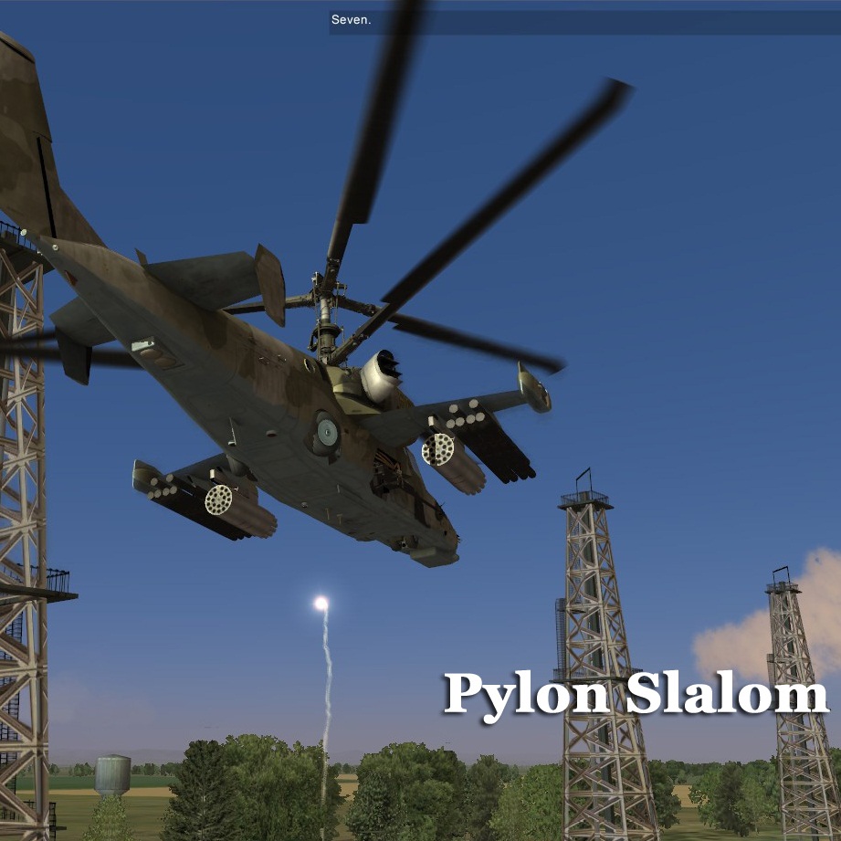 Ka-50 / Pylon slalom