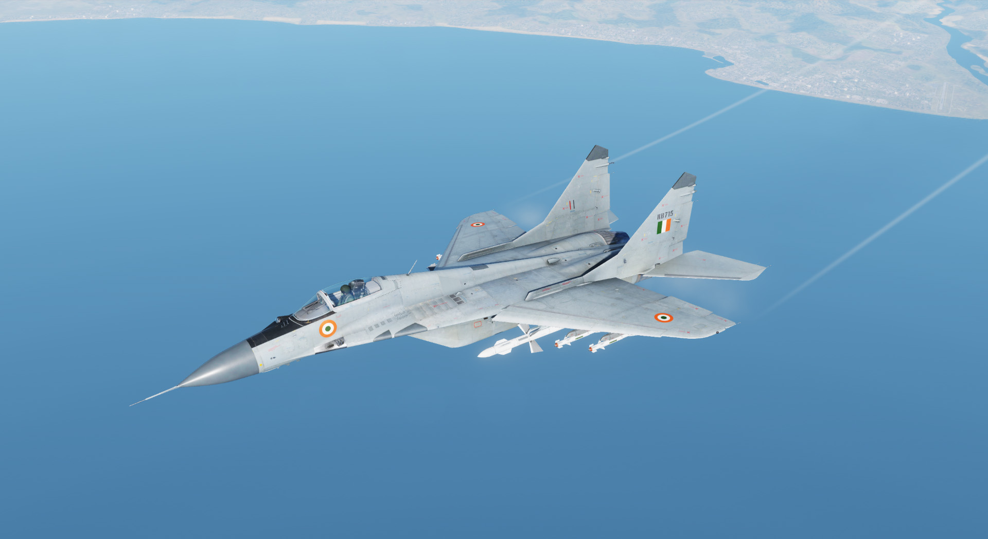 MiG-29a Basic Gray Skin for Indian Air Force