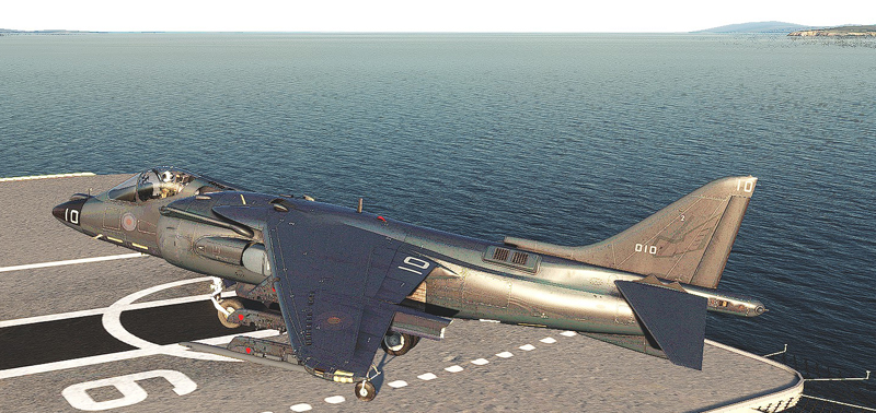 RN FRS1 Sea Harrier (Post-Falklands) Livery for AV-8B