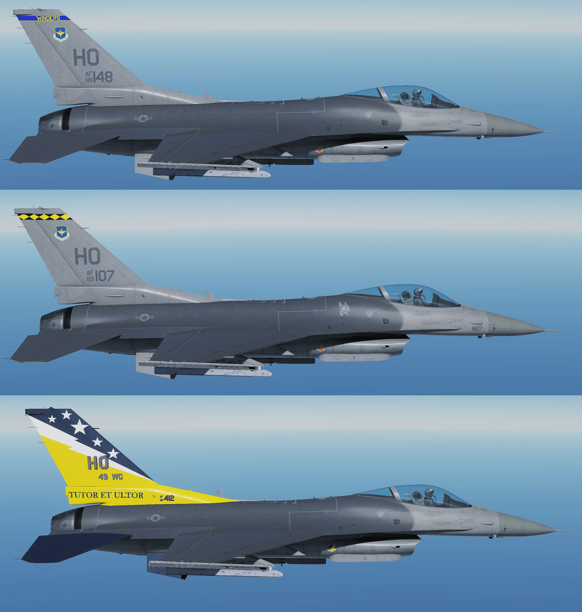 F-16 Holloman AFB Tails