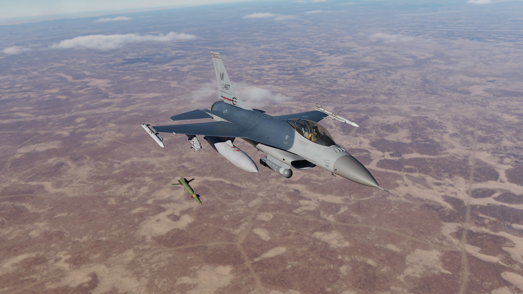 85-1487, 107th Fighter Squadron, 127th Wing, Michigan ANG, Kirkuk Airbase, Iraq (2004)