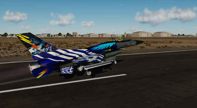 F-16C Blk50 Skin "Zeus" HAF Demo Team