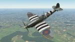 Spitfire - Generic RAF Day Fighter skin - Full Invasion Stripes