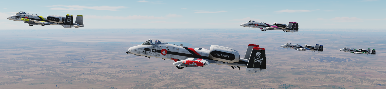 Macross / Robotech Skull Squadron Livery for A-10C