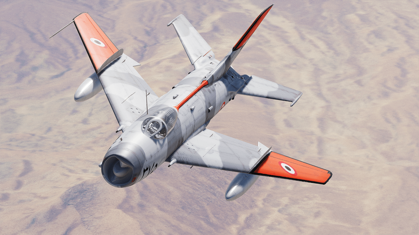 Egyptian Air Force J-6 with Ident. Markers