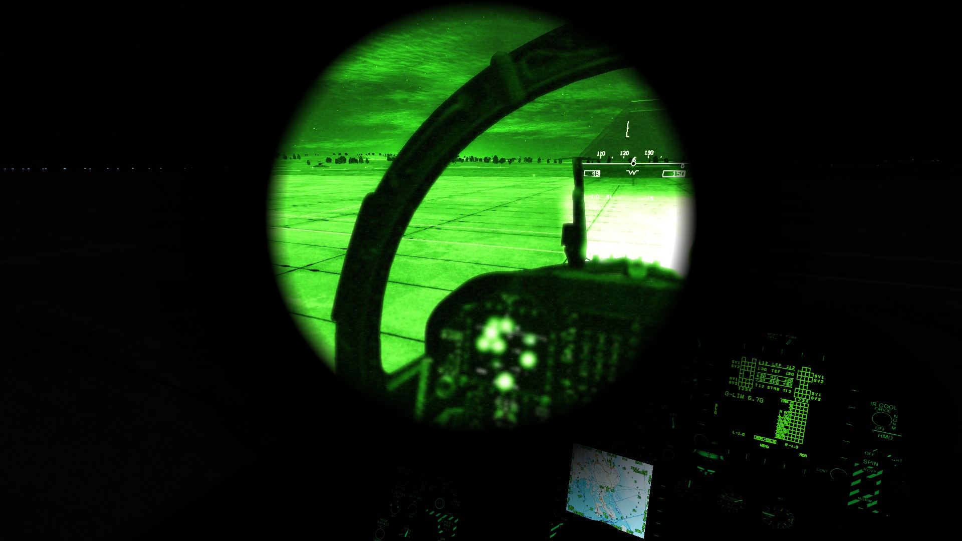 F/A-18C Hornet: Night Vision Goggles Mod.