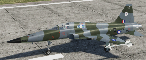 Fictional No. 500 (County of Kent) Squadron RAuxAF F-5E Tiger II