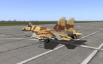 Su-37 skin for Combatace Su-33 model.