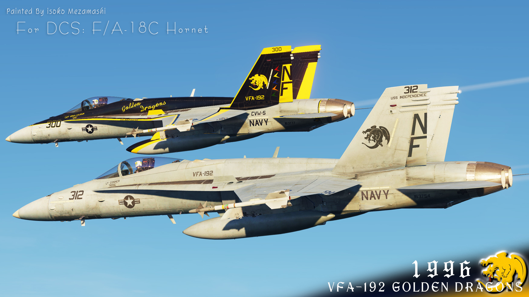 F/A-18C HORNET "VFA-192 GOLDEN DRAGONS" 1996 v1.0