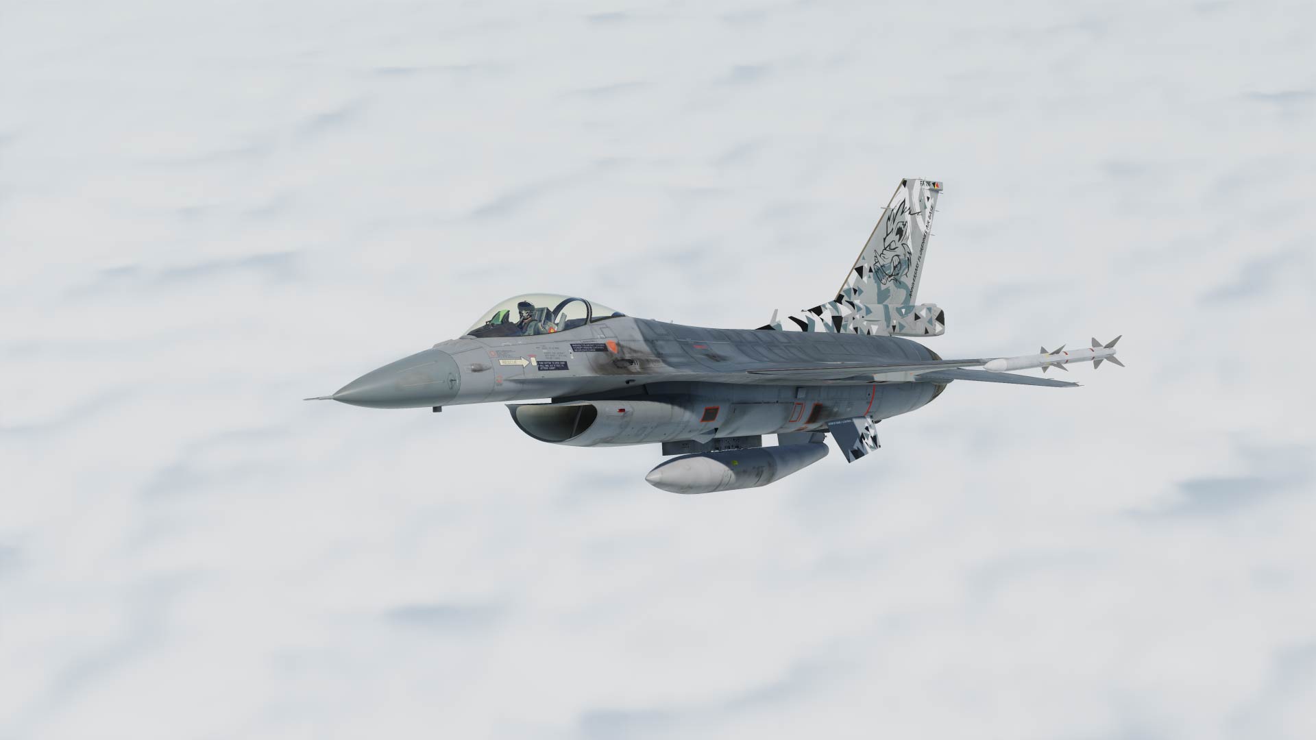  F-16 Belgian Air Force FA-135 70 Years Florennes AB