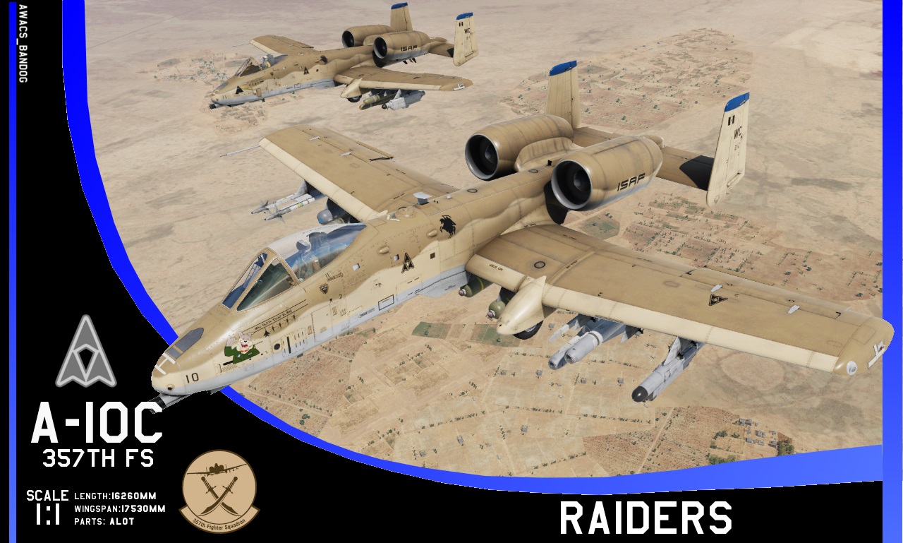 Ace Combat - ISAF 357th Fighter Squadron "Raiders" A-10CII