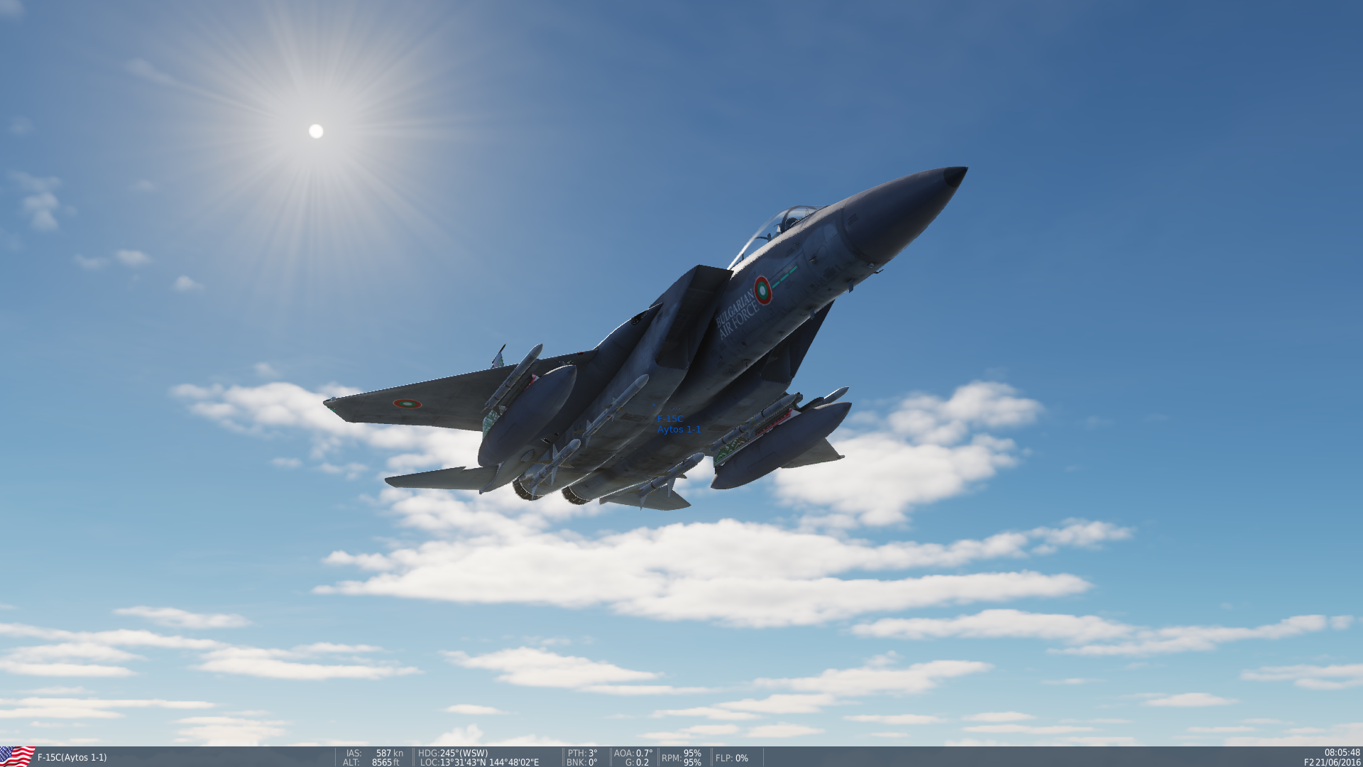 F-15 Fictional Bulgarian Air Force, Aviobaza Graf Ignatievo