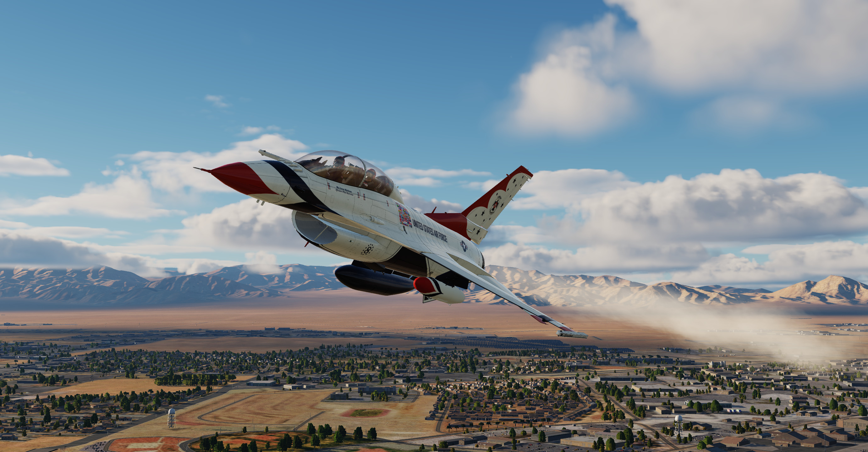 UPDATED - F-16D U.S. Air Force Thunderbirds 2021 Thunderbird 7 & 8 v1.1