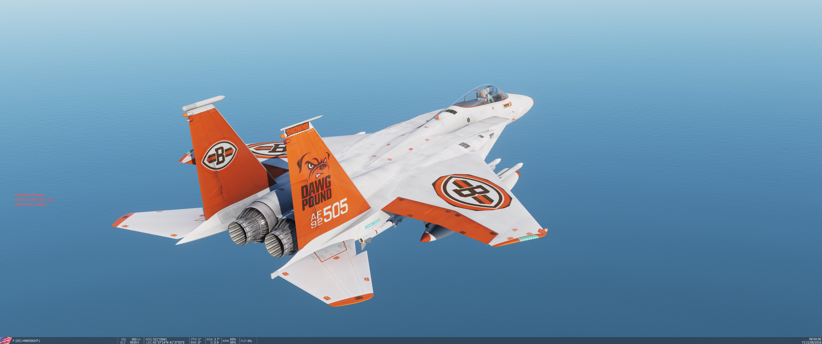 F-15C Browns away