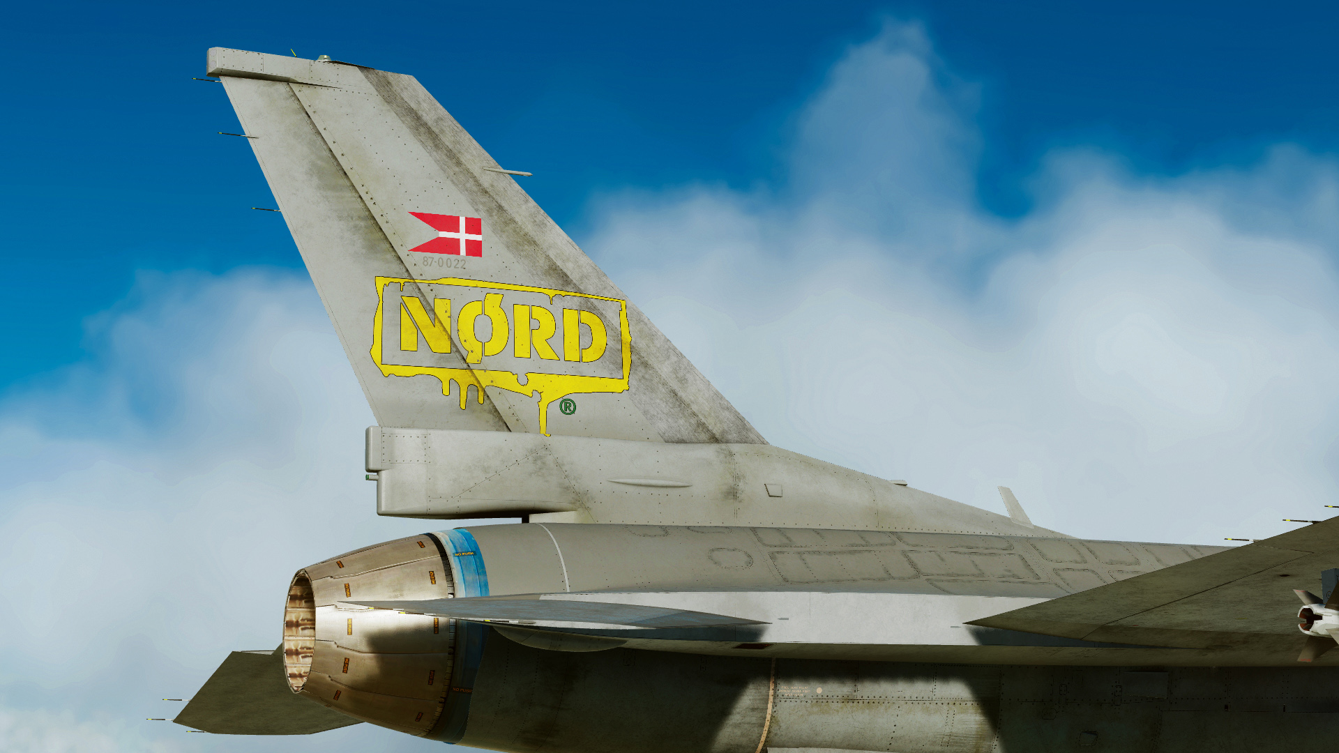 RDAF F-16BM Fighting Falcon ET-022 NØRD