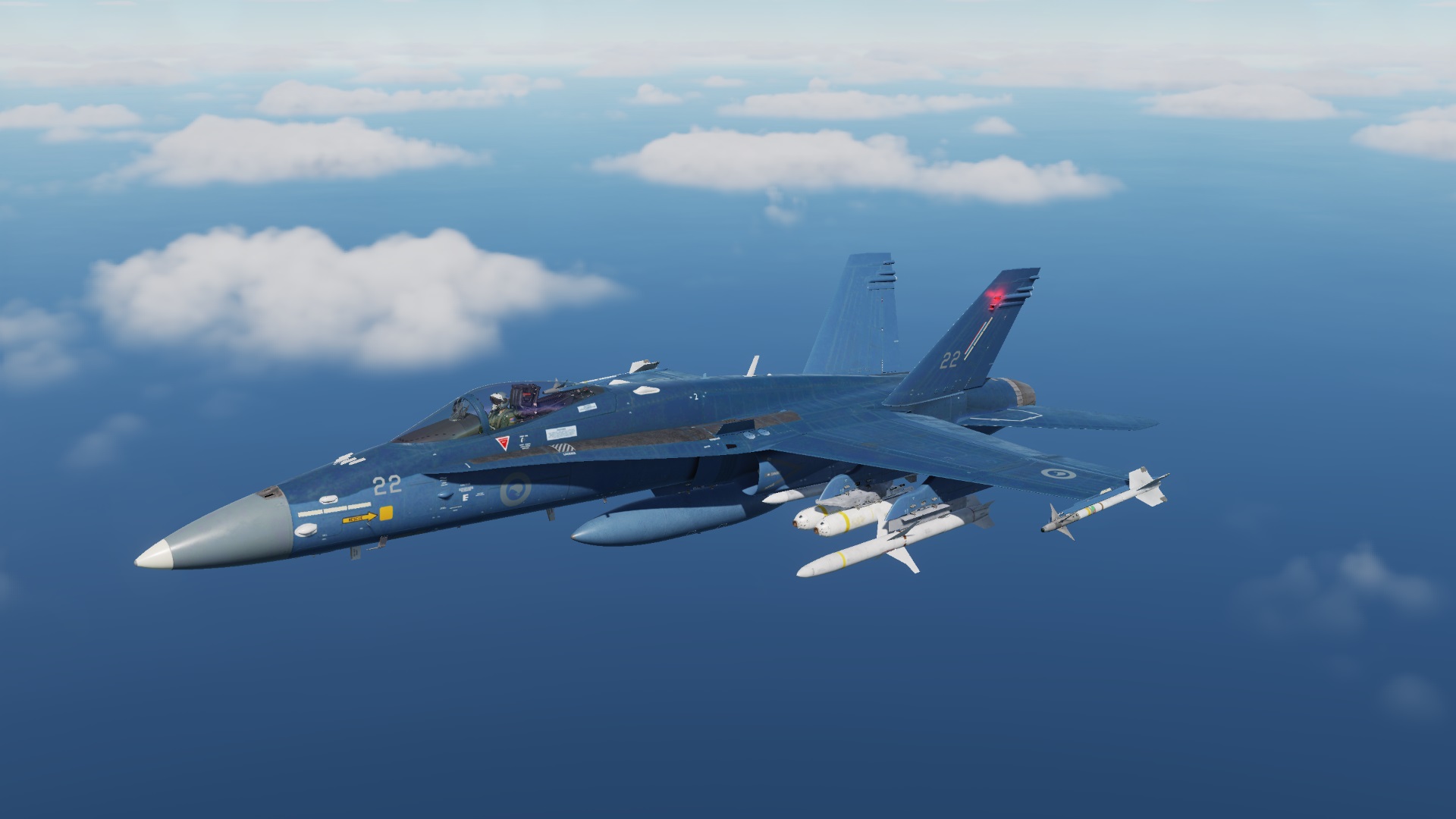 RNZAF F-18C (Blue)