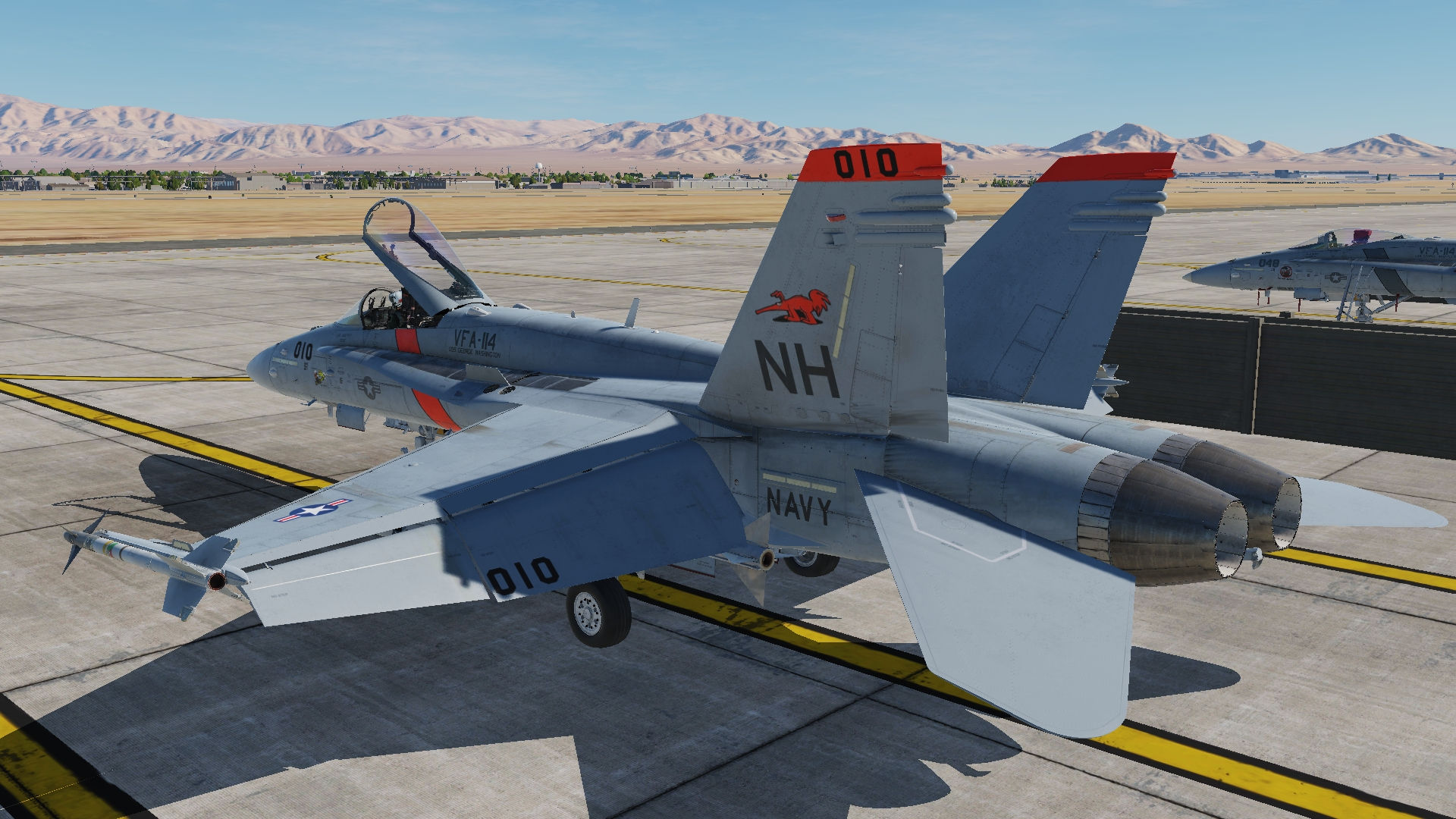F/A-18C VFA-114 Aardvarks HiViz CDR Matt Hicks (Fictional) V1.1