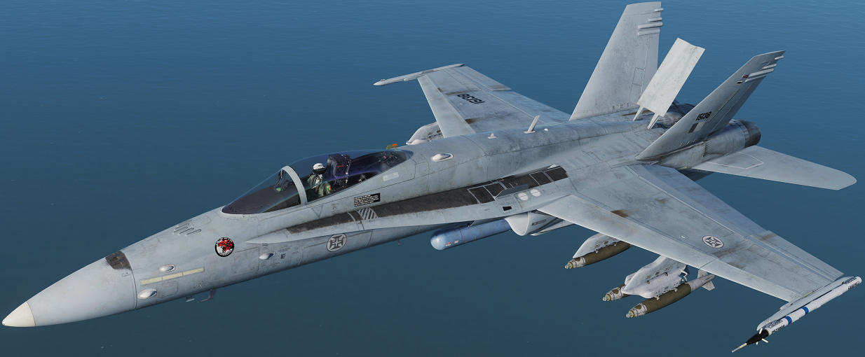 PORTUGUESE AIR FORCE F/A-18C HORNET "JAGUARES" FICTIONAL LOW VISIBILITY