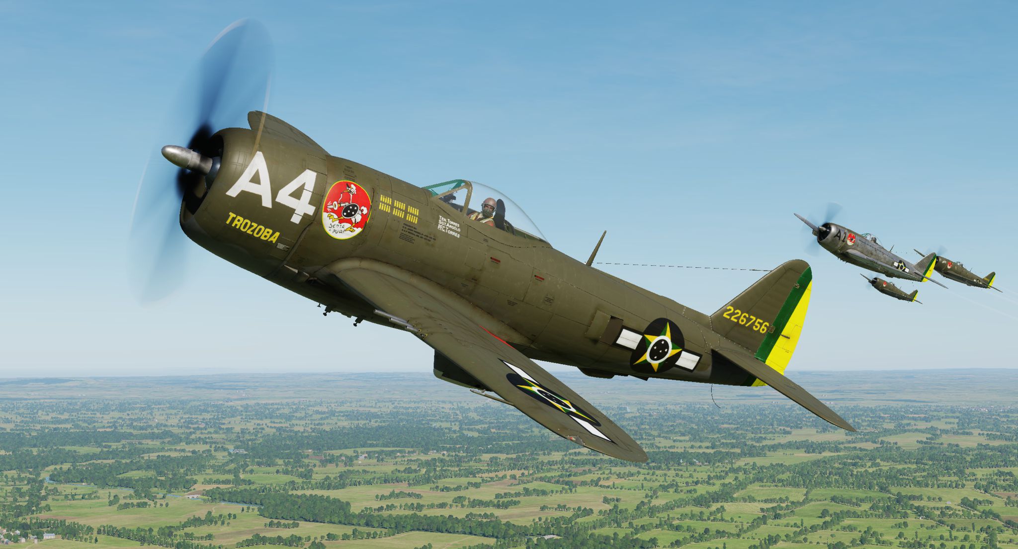 P-47D - 1st Brazilian Ftr Sq - Jambock A4 - 2nd Lt Torres (update vs 2.2)