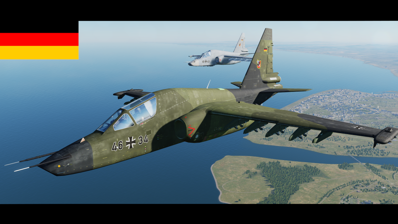 Fictional german airforce Su-25T skins